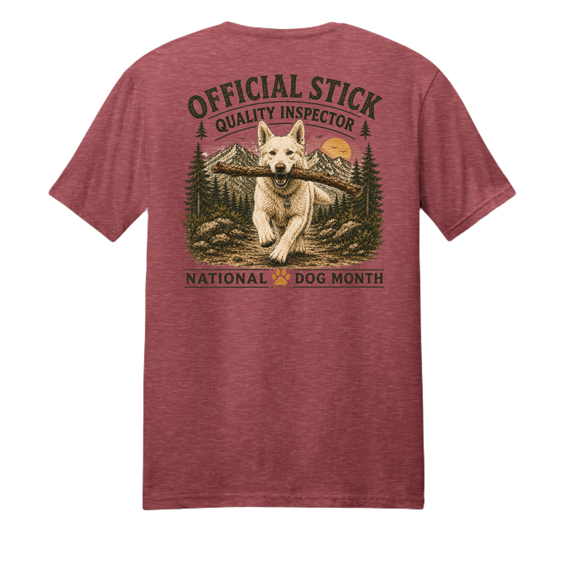 Team Cardinal Heather - PC455 - BACK