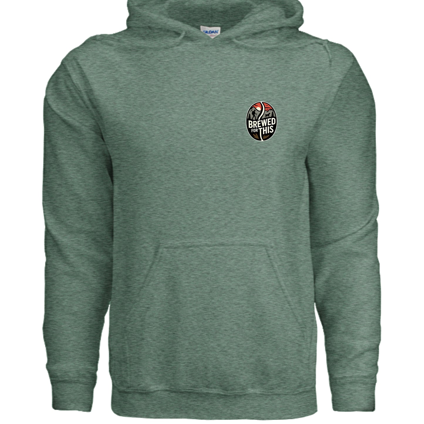 Heather Sport Dark Green - G185 - FRONT