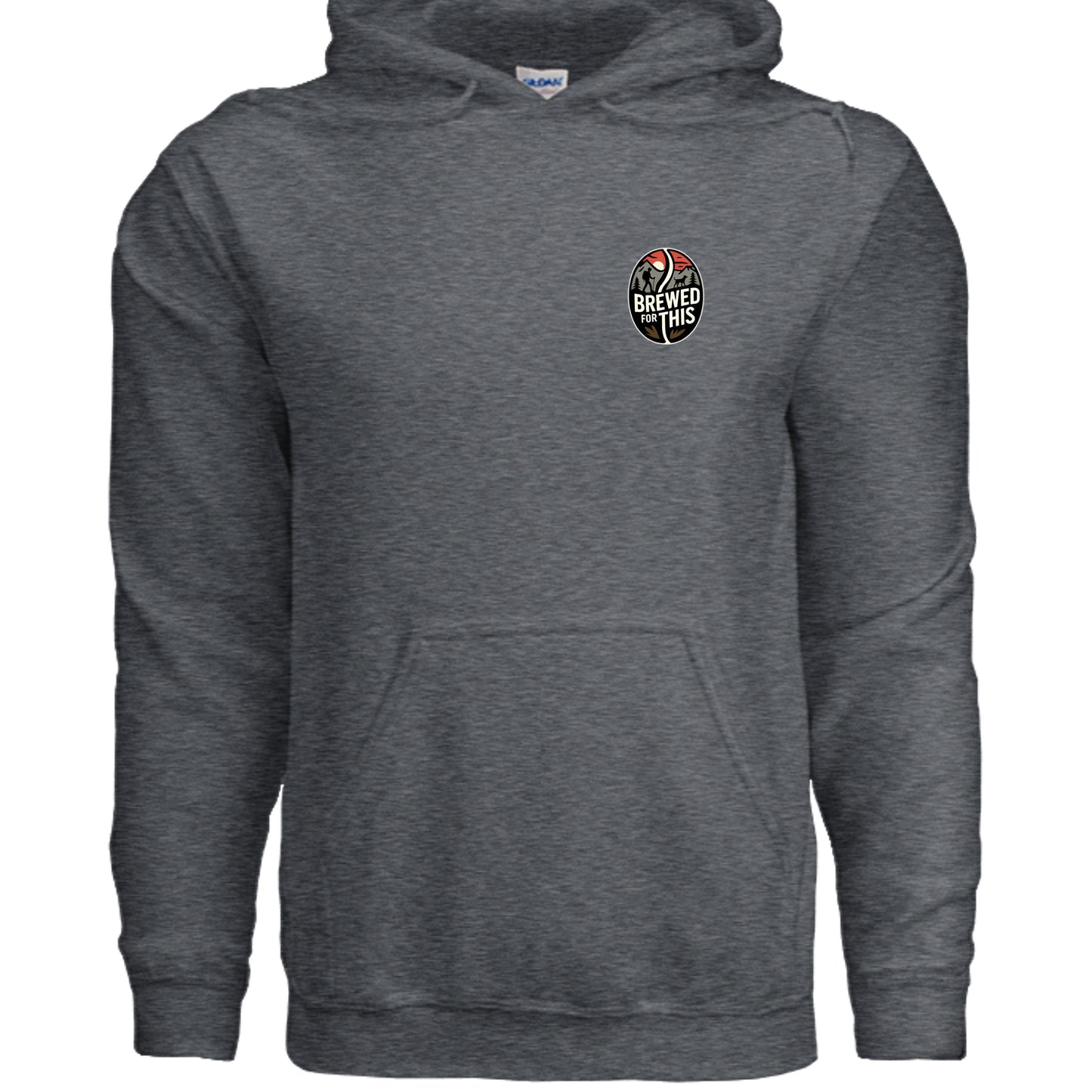 DARK HEATHER - G185 - FRONT