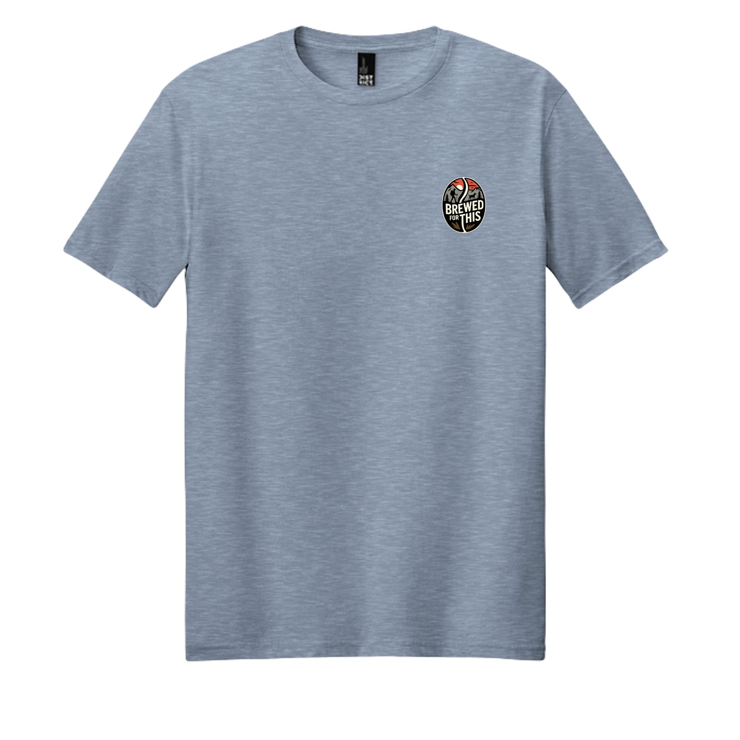 Flint Blue Heather - DM108 - FRONT