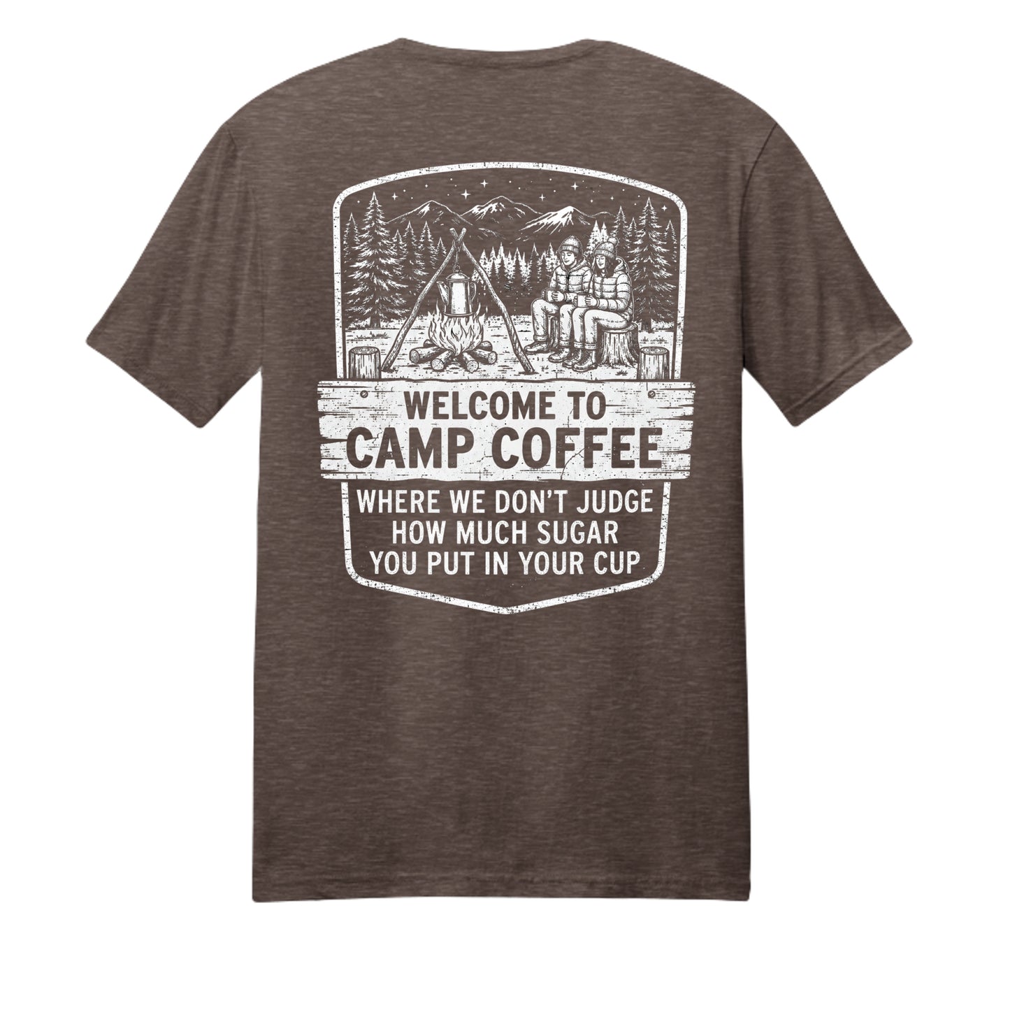 Heathered Brown - DM108 - BACK