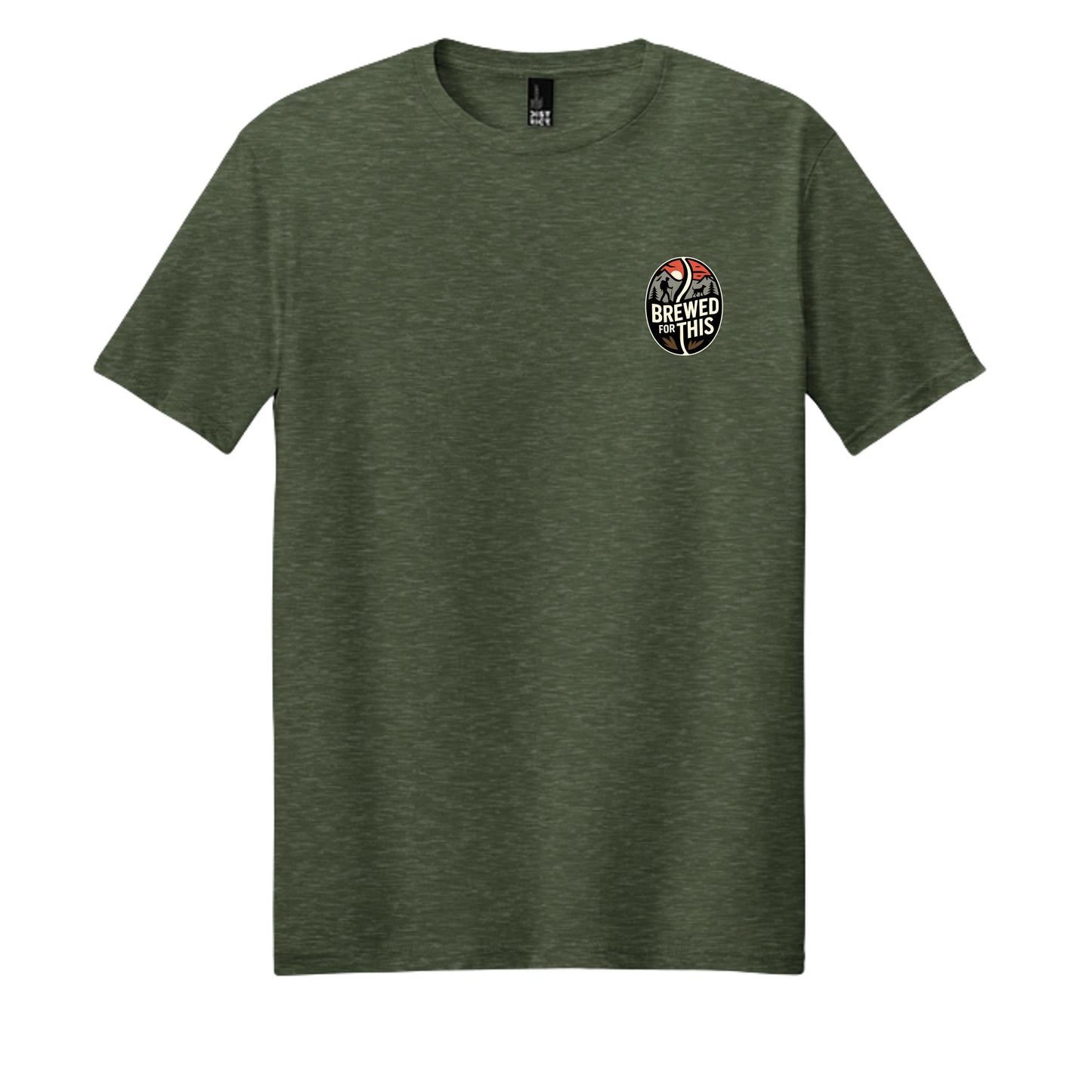 Heathered Forest Green - DM108 - FRONT