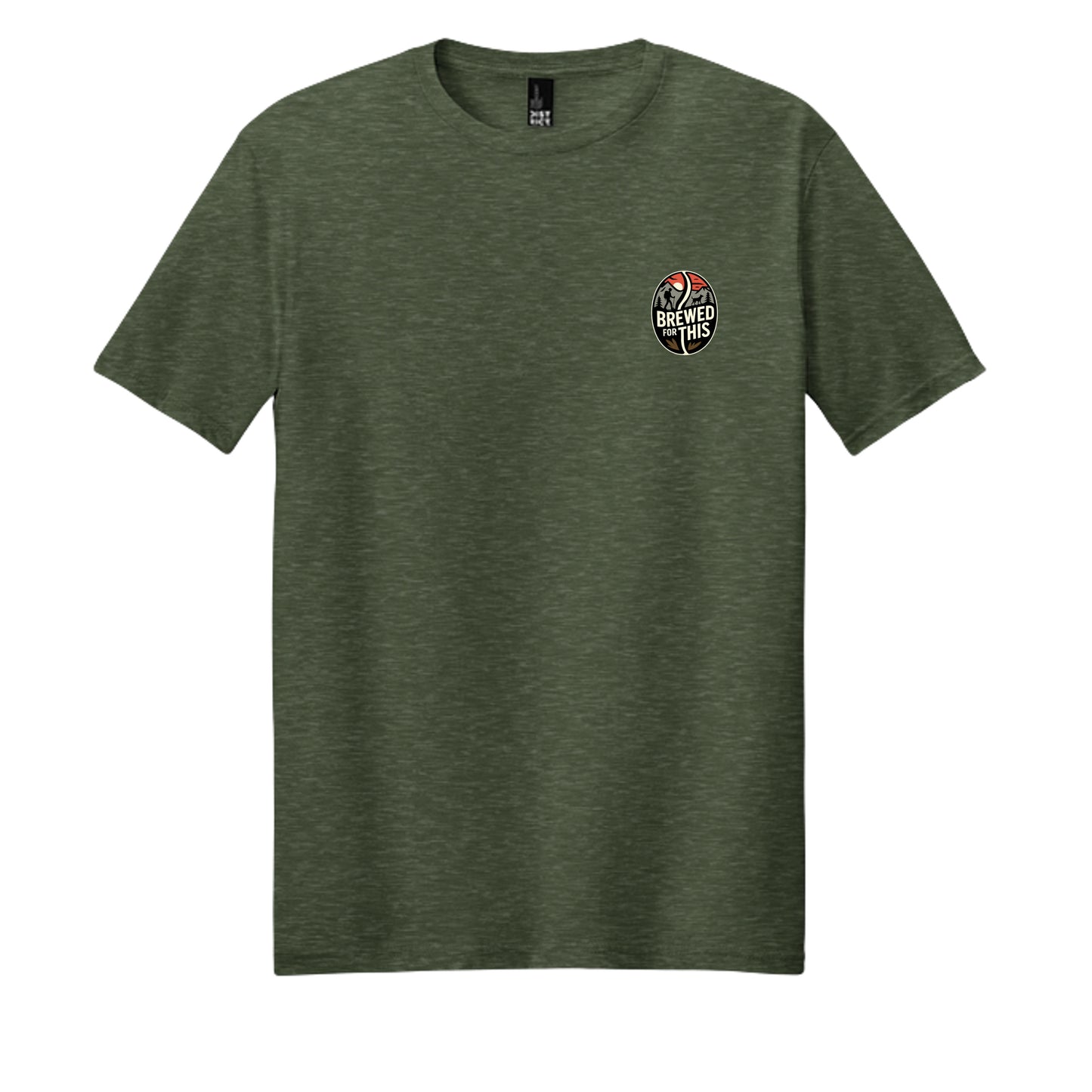 Heathered Forest Green - DM108 - FRONT
