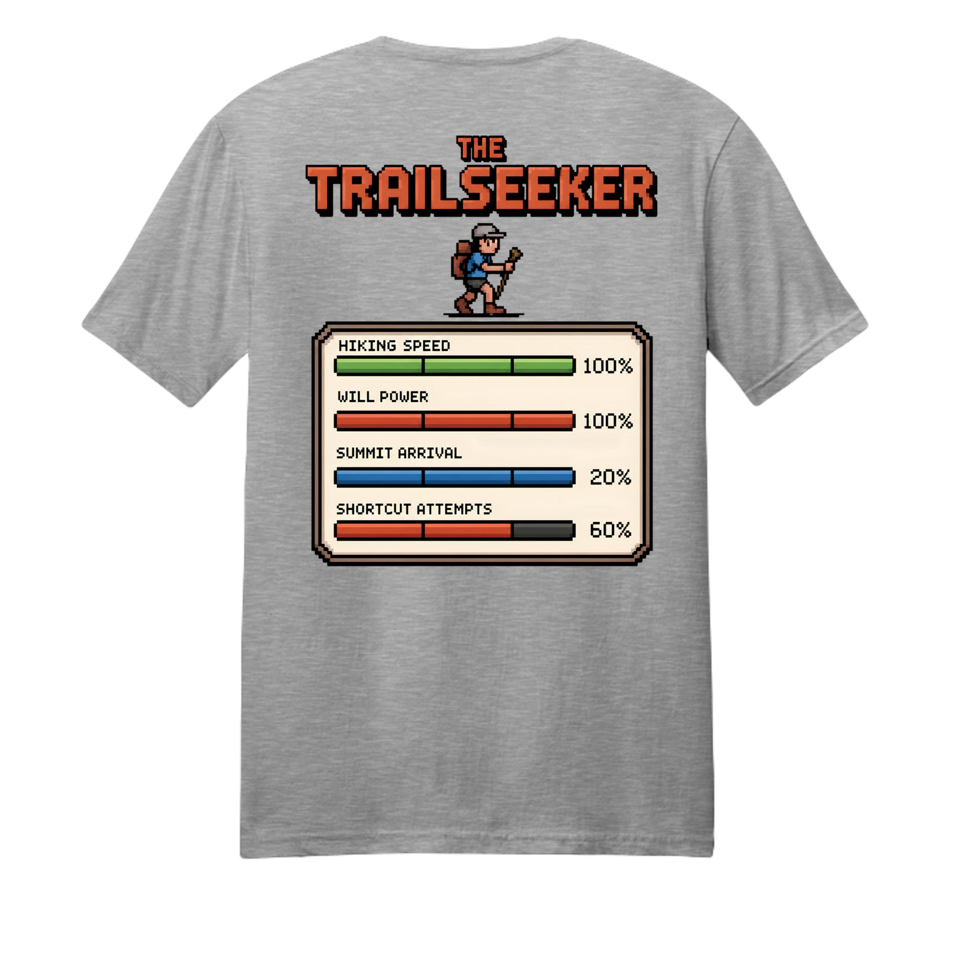 Light Heather Grey - DM108 - BACK
